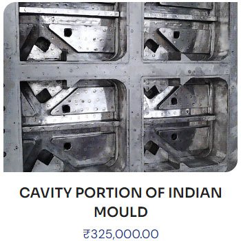 EPS Mould manufacturers :Cavity portion of Indian EPS Moulds